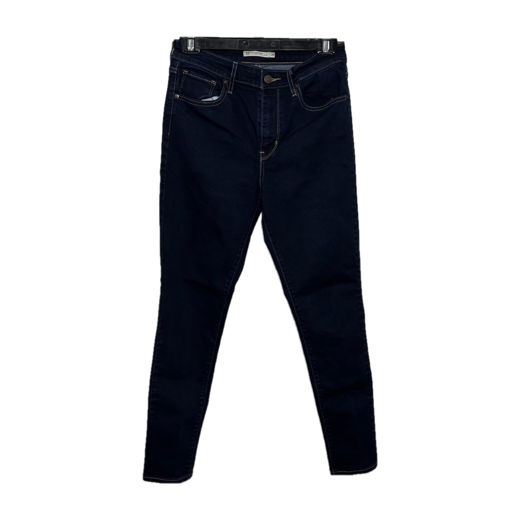 Women's Levi's 721 High Rise Skinny Size 28 Jeans, Dark Blue